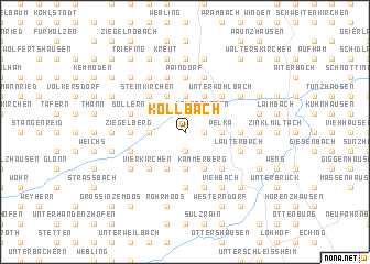 map of Kollbach