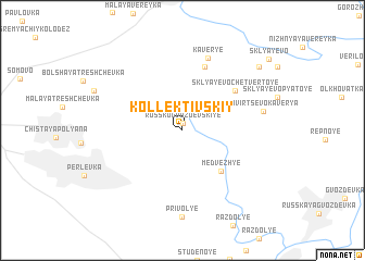 map of Kollektivskiy