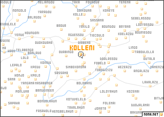 map of Kolléni