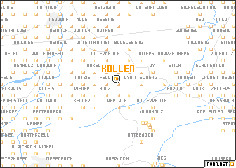 map of Köllen
