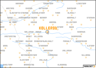 map of Kölleröd