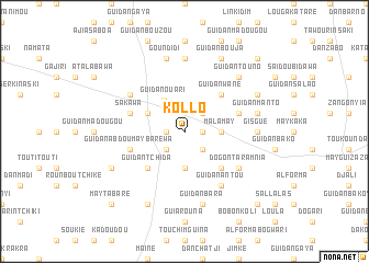 map of Kollo