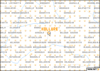 map of Kollure