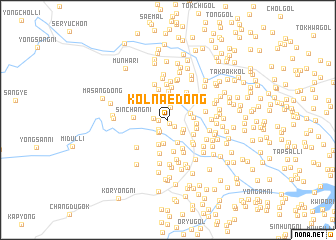 map of Kolnae-dong