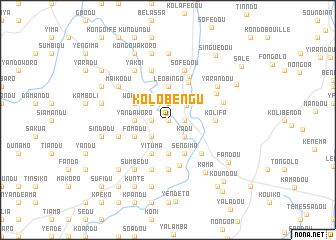 map of Kolobengu