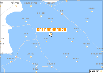 map of Kolobo Mbouro