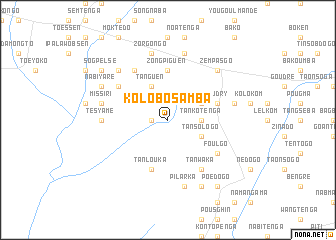 map of Kolobo Samba