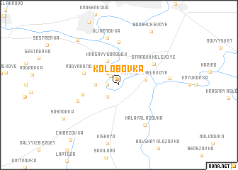 map of Kolobovka