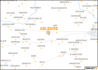 map of Kolodino