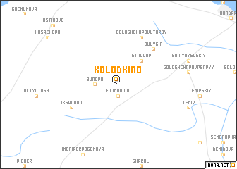 map of Kolodkino