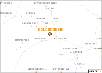 map of Kolo Gaouéni