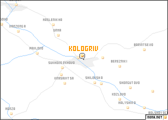 map of Kologriv