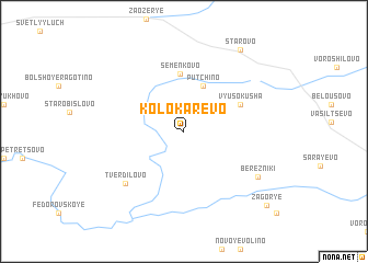 map of Kolokarëvo