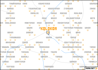 map of Kolokom