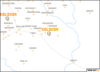 map of Kolokom