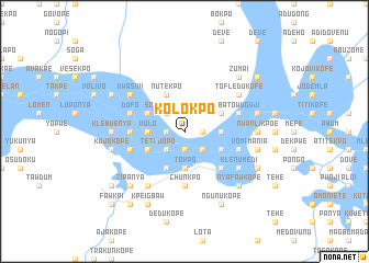 map of Kolokpo