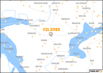map of Kolonba