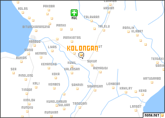 map of Kolongan