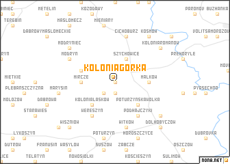 map of Kolonia Górka