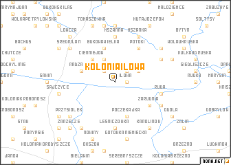 map of Kolonia Iłowa