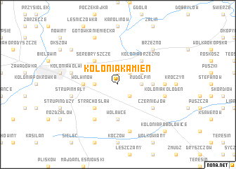 map of Kolonia Kamień