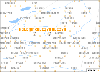 map of Kolonia Kulczyn
