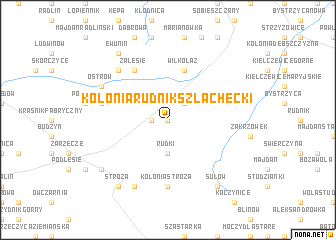 map of Kolonia Rudnik Szlachecki