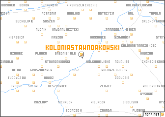 map of Kolonia Staw Noakowski