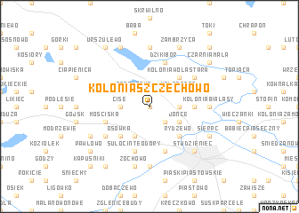 map of Kolonia Szczechowo