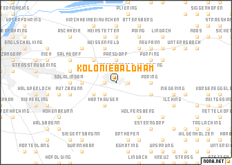 map of Kolonie Baldham