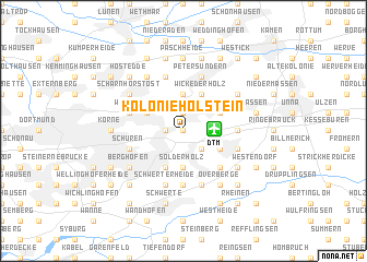 map of Kolonie Holstein