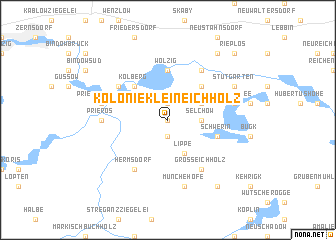 map of Kolonie Klein Eichholz