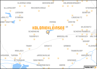 map of Kolonie Kleinsee