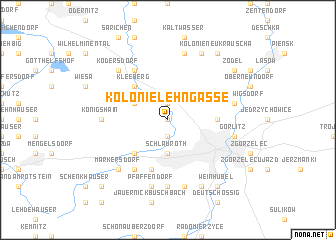 map of Kolonie Lehngasse