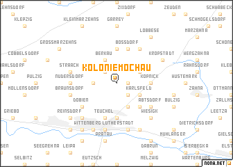 map of Kolonie Mochau
