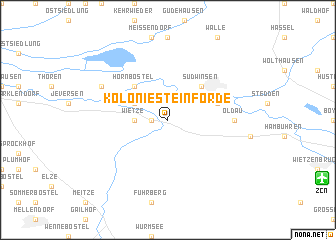 map of Kolonie Steinförde