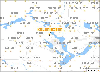 map of Kolonie Zern