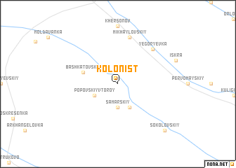 map of Kolonist