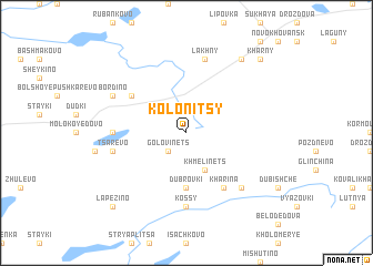 map of Kolonitsy