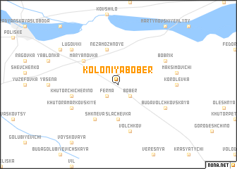 map of Koloniya Bobër