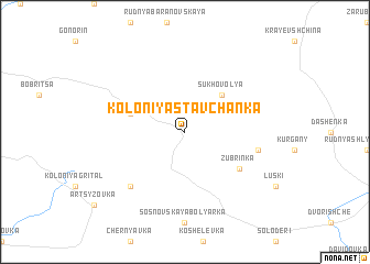 map of Koloniya Stavchanka
