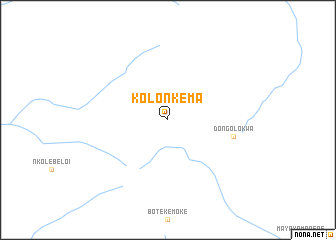 map of Kolonkema