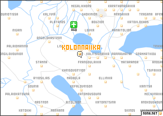 map of Kolonnaíika