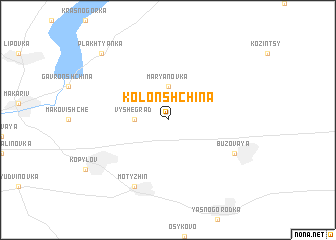 map of Kolonshchina