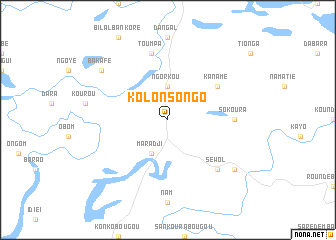 map of Kolonsongo