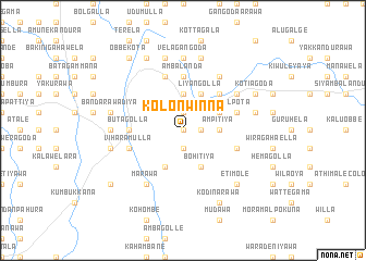 map of Kolonwinna