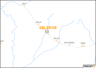 map of Kolonyin