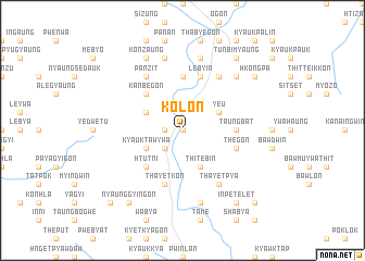 map of Kolon