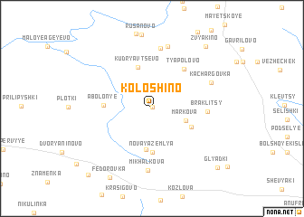 map of Koloshino