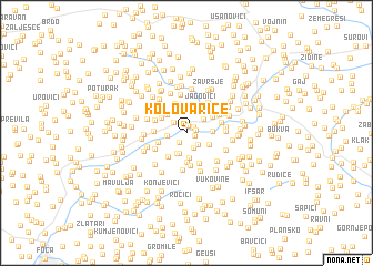 map of Kolovarice